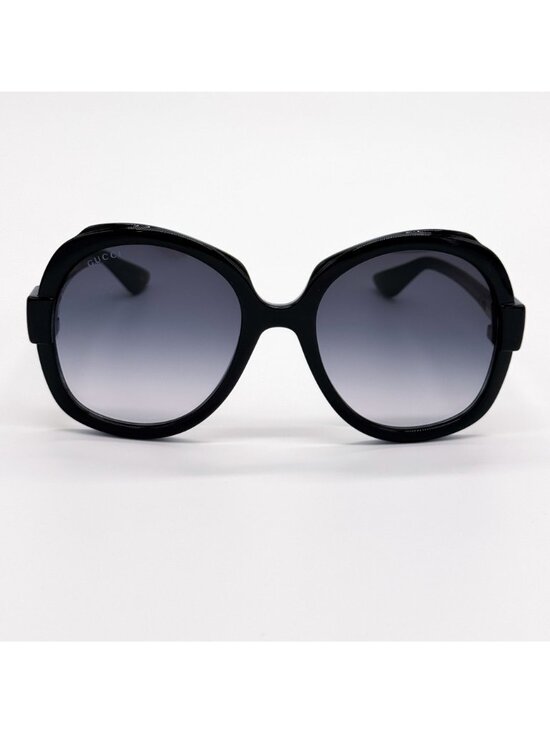 New Gucci Black Oversized Women Sunglasses GG1432S 001 main image 2